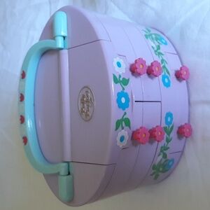 Vintage Polly Pocket Purple Case and figures